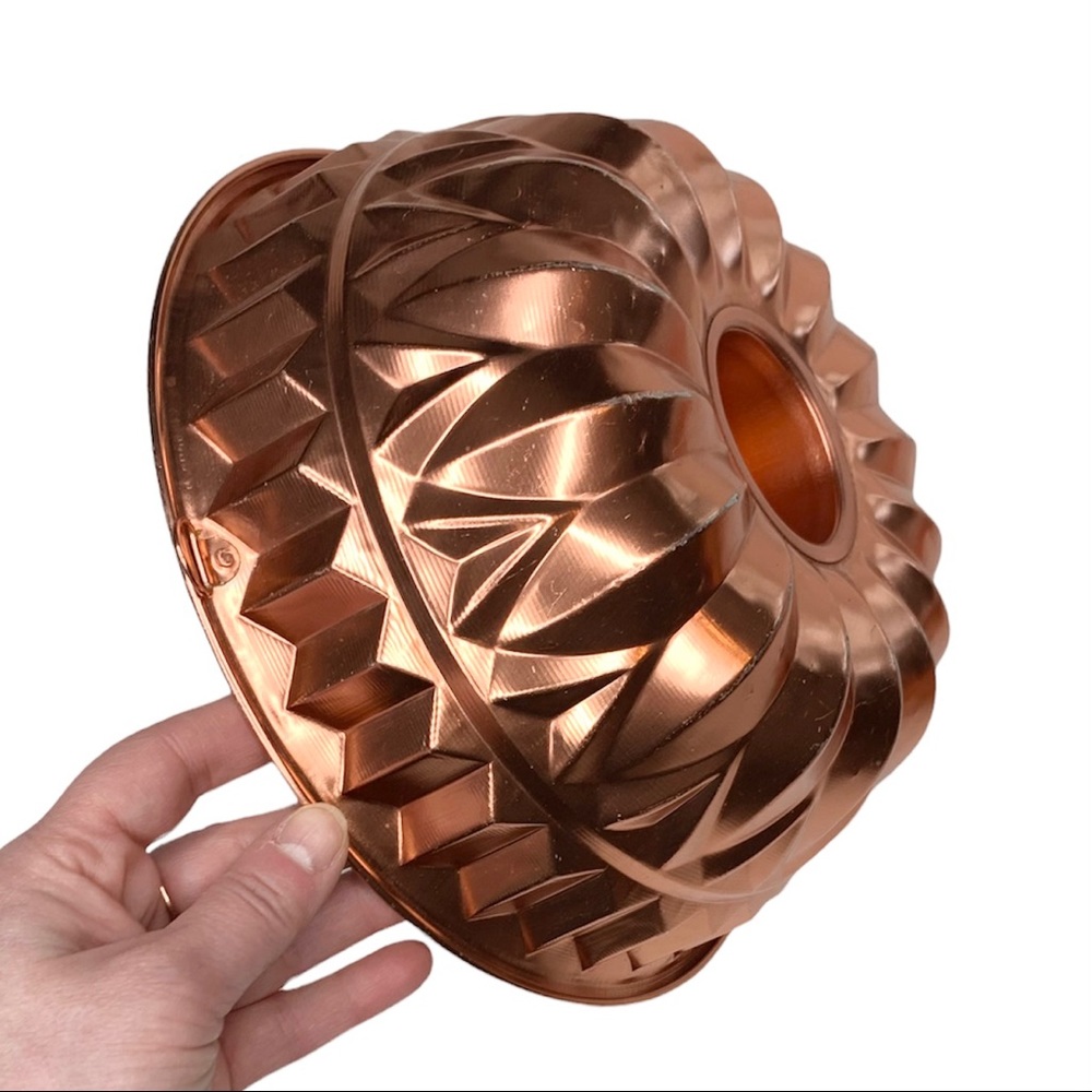 Vintage Copper Bundt baking mold